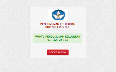 Pengumuman Kelulusan SMPN 2 Soe: Sambutan Kepala Sekolah